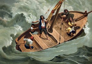 Gottfried Wilhelm von Leibniz (1646-1716), German philosopher and boatmen of the Adriatic. Barcelona 1881