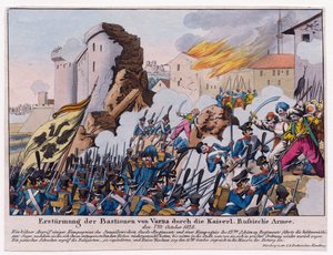 The Storming of the Bastions of Varna by the Russian Army on September 1828 by Unknown artist