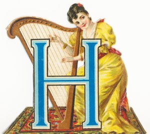 H: Harpist