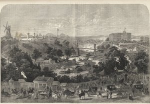 Hamburg - Germany - Horticultural Exhibition 1869 - Hamburg - the park of the International Horticulture Exhibition by Unknown artist