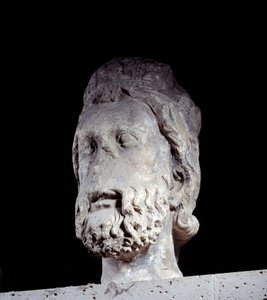 Head of King of Judah from the Cathedrale Notre Dame de Paris
