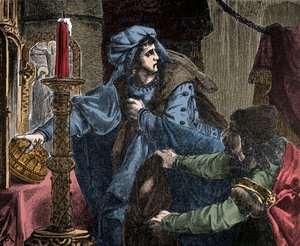 Helene Kottanner (Kottanerin, Kottannerin) (1439-1440) steals the royal crown of St. Stephen (Holy Hungarian Crown) in 1440