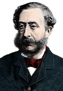 Henry Howard Molyneux Herbert, 4th Earl of Carnarvon - Portrait of Henry Herbert, 4th Earl of Carnarvon - Engraving by Unknown artist