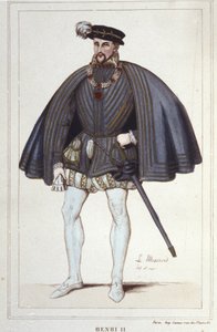 Henry II, King of France (1519 - 1559) (engraving of 1830)
