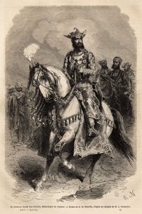 His Highness Syadji Rao Scindia, Maharajah of Gwalior (present-day Madhya Pradesh). Engraving to illustrate l