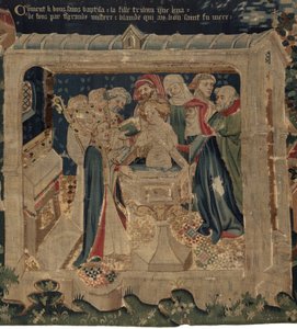 History of Saint Piat and Saint Eleutherius, Scene 13: The Baptism of Blanda by Unknown artist
