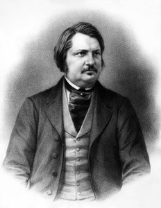 Honore de Balzac (1799-1850) French Novelist, c. 1840 (engraving) by Unknown artist