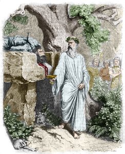 Human sacrifice by a Gaulish Druid - in 