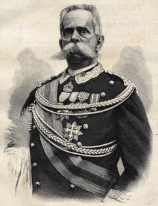 Portrait of Humbert I (1844-1900) by Unknown artist