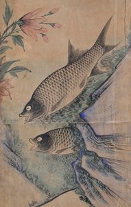 Bird and Flower Painting by Unknown artist