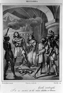 Illustration for the last scene of Act V of 