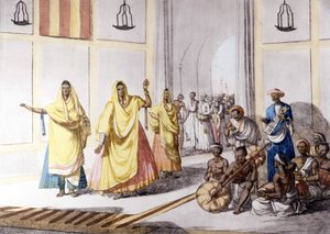 Indian culture and civilization: dancer and traditional music, India by Unknown artist