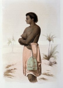 Indigenous Tonga of Oceania - in “First Swedish Circumnavigation” by Skogman Carl Johan Alfred, ed. Stockholm, Adolf Bonnier by Unknown artist