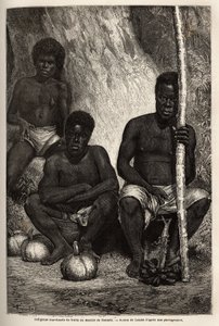 Indigenous Fruit Merchant at the Market of Noumea
