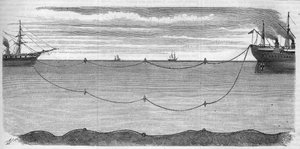 Installation of the Transatlantic Electric Cable in 1865