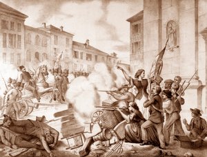Italian Unification (Risorgimento 1848-1870): Episode of the Ten Days of Brescia, March 23 to April 1 by Unknown artist
