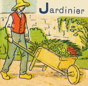 J as Gardener by Unknown artist