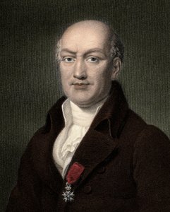 Jean Baptiste Joseph Delambre 1749-1822 - 19th century engraving by Unknown artist
