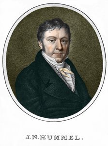 Jean Nepomucene Hummel (Johann Nepomuk Hummel) (1778-1837). Austrian pianist and composer