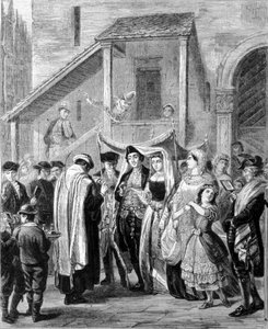 Jewish Wedding in Germany by Unknown artist