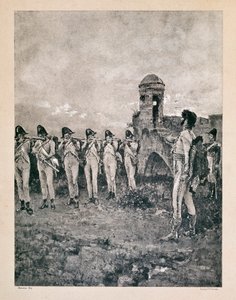 Joachim Murat, marechal of France, king of Naples, shot on 13/10/1815 in Calabria. Prints of period by Unknown artist