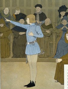 Joan of Arc swore at her trial - by Maurice Boutet de Monvel