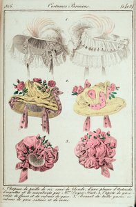 Journal of Ladies and Fashions, Parisian Costumes by Unknown artist