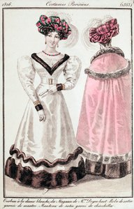 Journal of Ladies and Modes, Parisian Costumes by Unknown artist