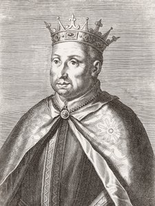 King Afonso II of Portugal. Portrait by Unknown artist