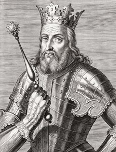 King Afonso IV of Portugal. Portrait.