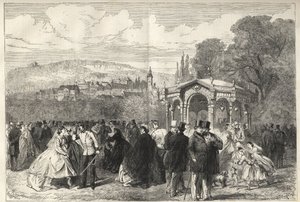 General View of Baden-Baden from the Gardens of the House of Conversation - 1867