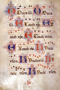 Kyrie of the Choir of Crescenzago, late 15th century. Biblioteca di Sant