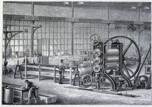Large rolling mill to reduce blocks of purified rubber into sheets - in 