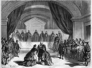 Last stage of the theatre piece 