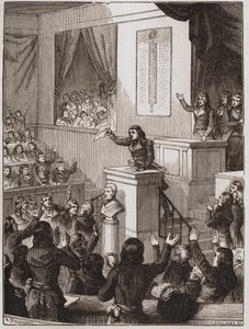 Lazare Nicolas Marguerite Carnot (nicknamed the Organizer of Victory or the Great Carnot) Announced on September 1 by Unknown artist