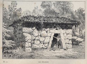 The Pelasgians - Engraving of 1889 in 
