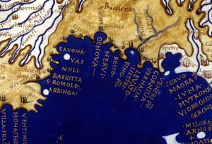 Liguria. Atlas Manuscript from the 15th Century Berlinghieri