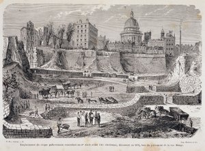 Location of the Gallo-Roman Circus Dating Back to the 3rd Century Before the Christian Era, Discovered in 1870, During the Drilling of Rue Monge