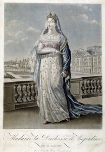 Madame the Duchess of Angouleme (Marie Therese or Madame Royale) by Unknown artist