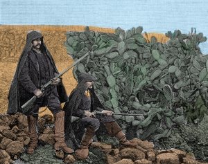 Mafia (Cosa Nostra) in Sicily: picciotti young members of the mafia, late 19th century by Unknown artist