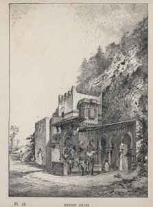 Arab House - engraving of 1889 in 