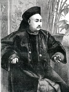 Mandarin Tchung Hao (Chung How) (Engraving 1868)