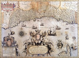 Map of the Republic of Genoa by Unknown artist