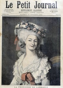 Marie Therese of Savoie Carignan (1749-1792), Princess of Lamballe - Cover 