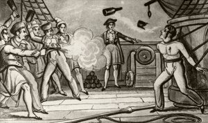 Massacre of Captain Skinner by Unknown artist