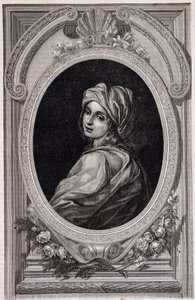 Medallion portrait of Papesse Jeanne - in “Histoire des popes” by Maurice Lachatre by Unknown artist
