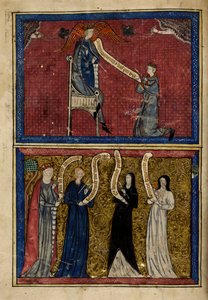 Men and women wounded by the God of Love from 