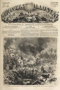 Mendoza, Argentina - Earthquake of 1861 - The Illustrous Universe in 1861 by Unknown artist