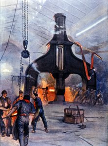 Metal plants Ansaldo in 1890