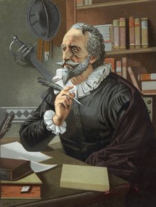 Portrait of Miguel de Cervantes, Spanish writer (1547 - 1616)